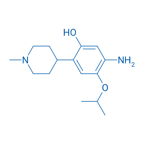 5-Amino-4-isopropoxy-2-(1-methylpiperidin-4-yl)phenol 250mg