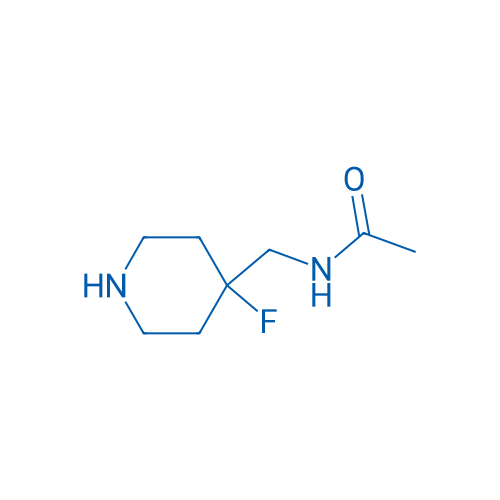N-((4-Fluoropiperidin-4-yl)methyl)acetamide 100mg