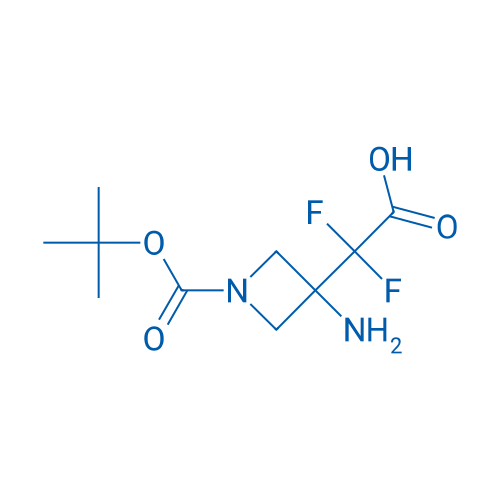 2-(3-Amino-1-tert-butoxycarbonyl-azetidin-3-yl)-2,2-difluoro-acetic acid 250mg