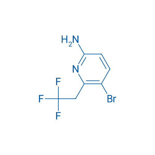 5-Bromo-6-(2,2,2-trifluoroethyl)pyridin-2-amine 1g