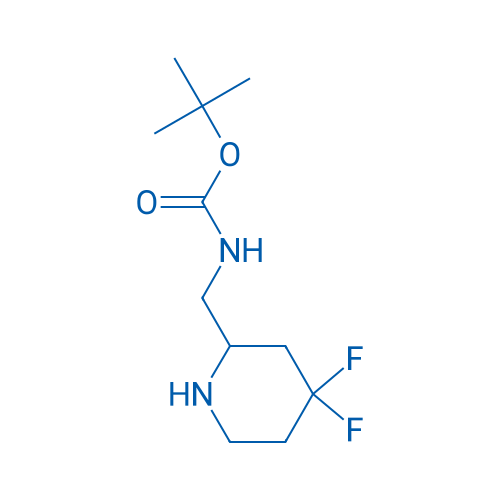 tert-Butyl ((4,4-difluoropiperidin-2-yl)methyl)carbamate 10g