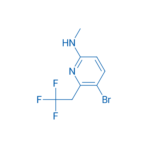 5-Bromo-N-methyl-6-(2,2,2-trifluoroethyl)pyridin-2-amine 250mg