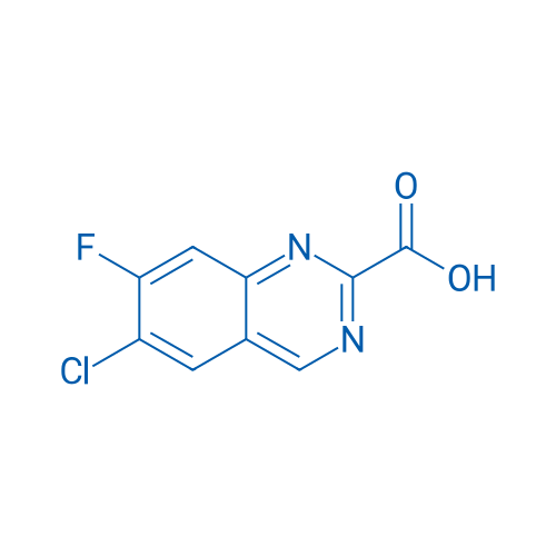 6-Chloro-7-fluoro-quinazoline-2-carboxylic acid 250mg