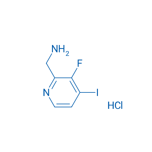 (3-Fluoro-4-iodopyridin-2-yl)methanamine hydrochloride 100mg