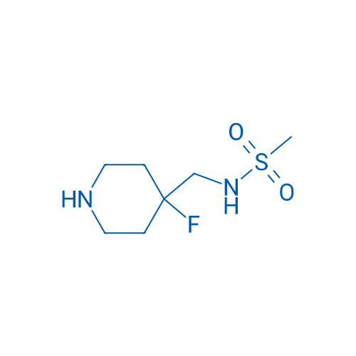 N-((4-Fluoropiperidin-4-yl)methyl)methanesulfonamide 250mg