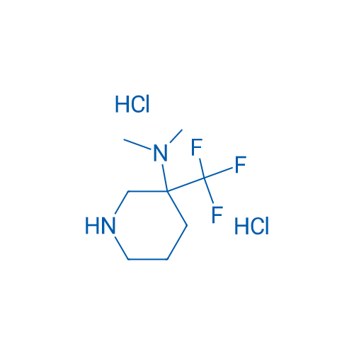 N,N-Dimethyl-3-(trifluoromethyl)piperidin-3-amine dihydrochloride 100mg