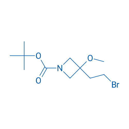 tert-Butyl 3-(2-bromoethyl)-3-methoxy-azetidine-1-carboxylate 250mg