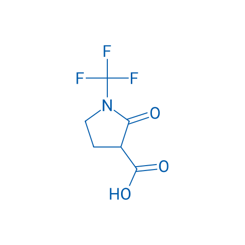 2-Oxo-1-(trifluoromethyl)pyrrolidine-3-carboxylic acid 100mg