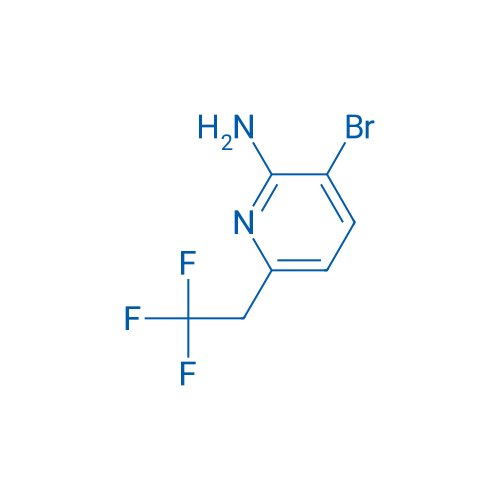 3-Bromo-6-(2,2,2-trifluoroethyl)pyridin-2-amine 1g