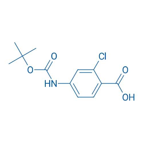 4-((tert-Butoxycarbonyl)amino)-2-chlorobenzoic acid 100mg