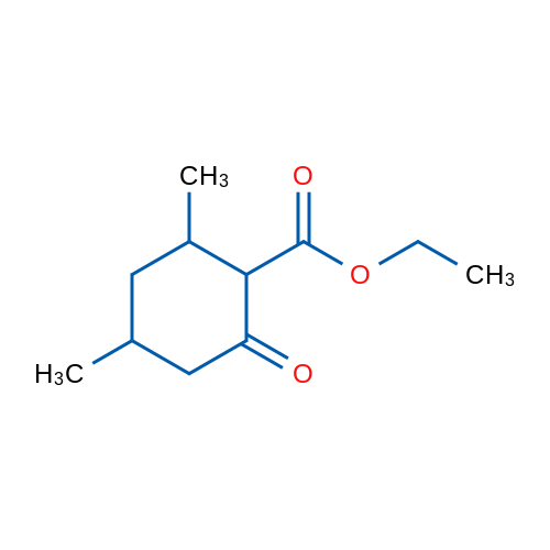 Ethyl 2,4-dimethyl-6-oxocyclohexane-1-carboxylate 1g