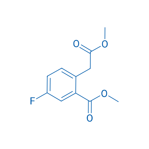 Methyl 5-fluoro-2-(2-methoxy-2-oxoethyl)benzoate 100mg