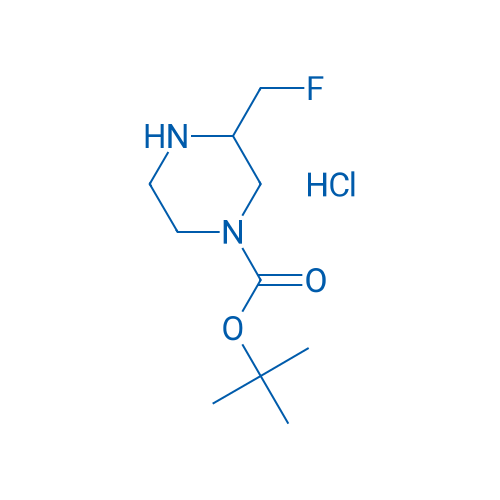 tert-Butyl 3-(fluoromethyl)piperazine-1-carboxylate hydrochloride 1g