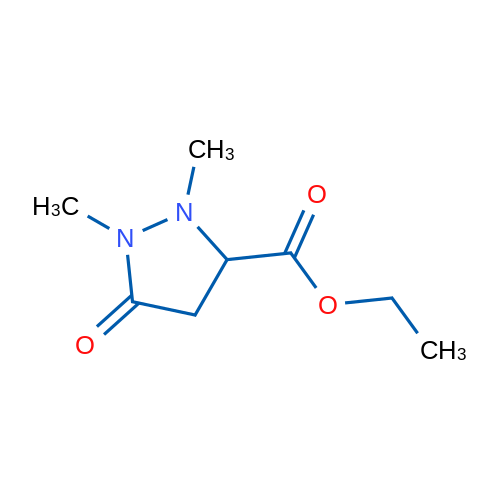 Ethyl 1,2-dimethyl-5-oxopyrazolidine-3-carboxylate 1g