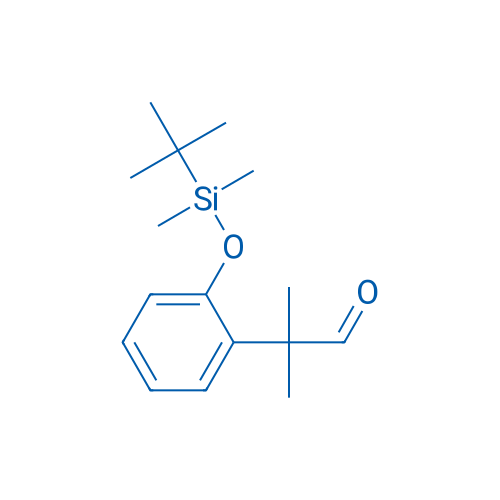2-(2-((tert-Butyldimethylsilyl)oxy)phenyl)-2-methylpropanal 250mg