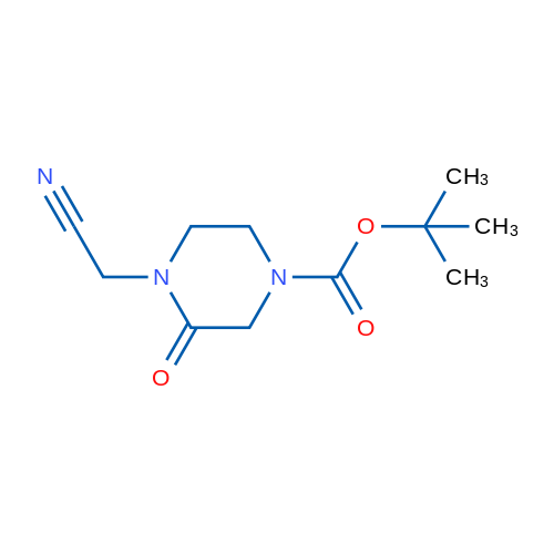 tert-Butyl 4-(cyanomethyl)-3-oxopiperazine-1-carboxylate 250mg