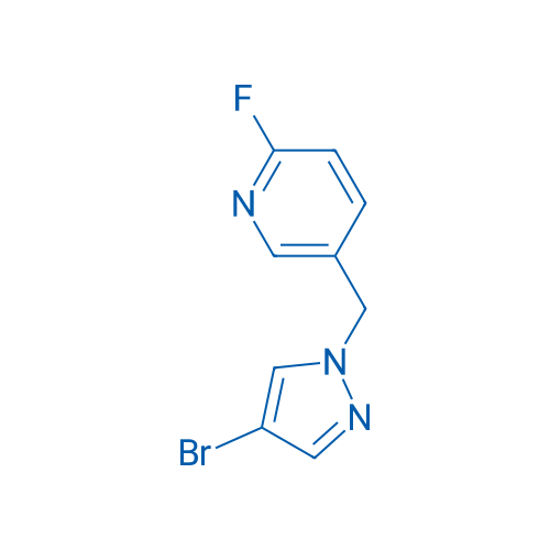 5-((4-Bromo-1H-pyrazol-1-yl)methyl)-2-fluoropyridine 100mg