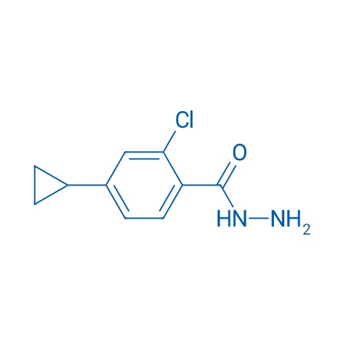 2-Chloro-4-cyclopropylbenzohydrazide 250mg