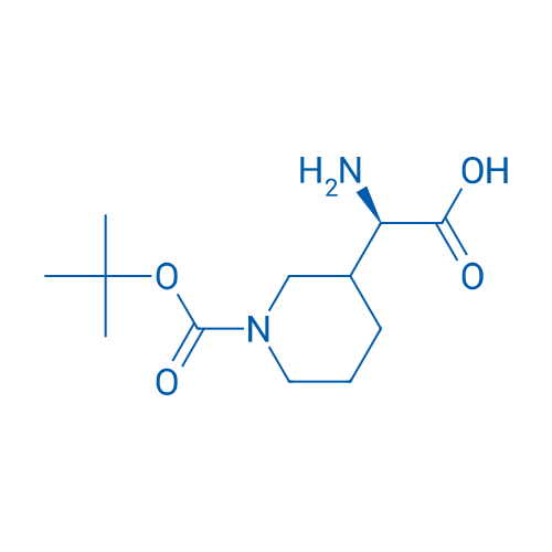 (2R)-2-Amino-2-(1-(tert-butoxycarbonyl)piperidin-3-yl)acetic acid 250mg