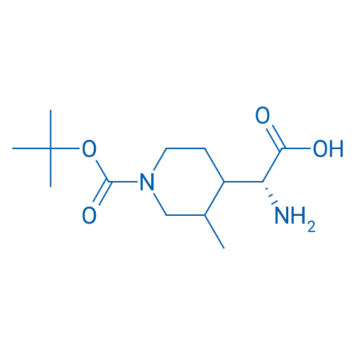 (2R)-2-Amino-2-(1-(tert-butoxycarbonyl)-3-methylpiperidin-4-yl)acetic acid 100mg