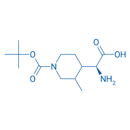 (2S)-2-Amino-2-(1-(tert-butoxycarbonyl)-3-methylpiperidin-4-yl)acetic acid 250mg