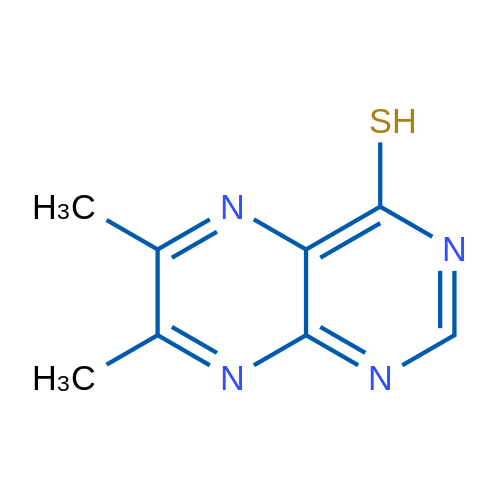 6,7-Dimethylpteridine-4-thiol 1g