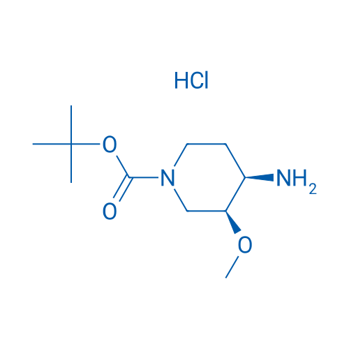 tert-Butyl (3S,4R)-4-amino-3-methoxypiperidine-1-carboxylate hydrochloride 250mg
