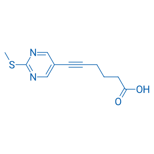 6-(2-(Methylthio)pyrimidin-5-yl)hex-5-ynoic acid 5g