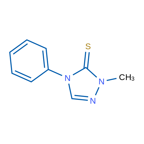 1-Methyl-4-phenyl-4,5-dihydro-1H-1,2,4-triazole-5-thione 5mg