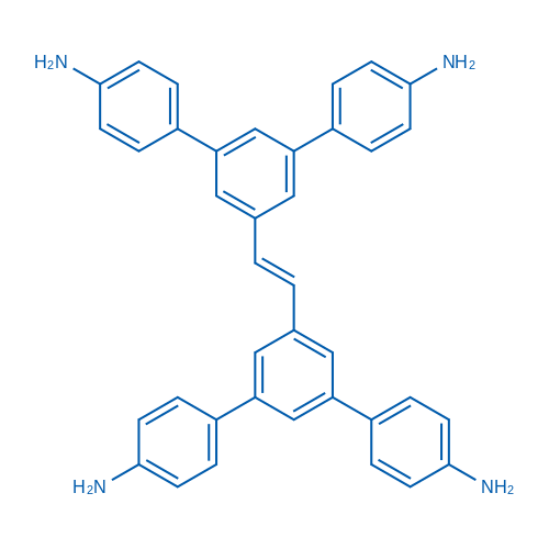 (E)-5',5''''-(Ethene-1,2-diyl)bis(([1,1':3',1''-terphenyl]-4,4''-diamine)) 100mg