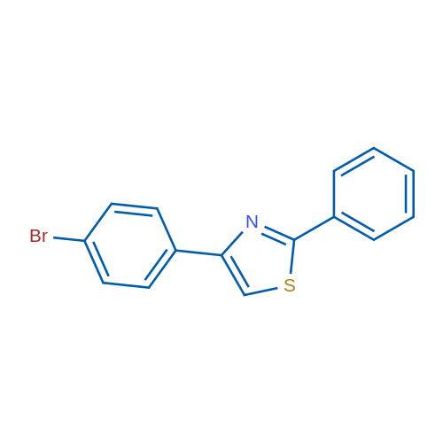 4-(4-Bromophenyl)-2-phenyl-1,3-thiazole 1g