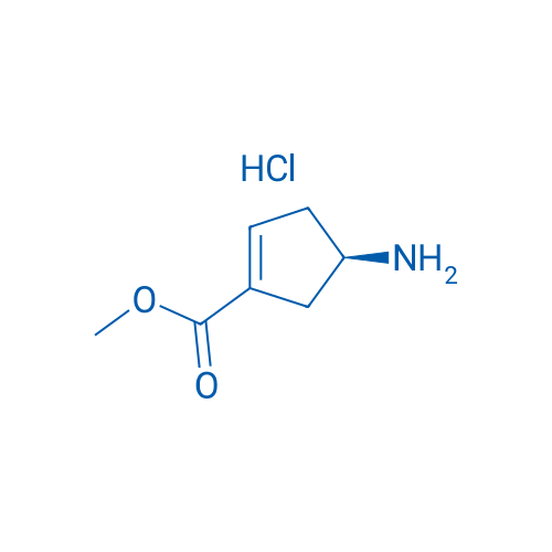 Methyl (R)-4-aminocyclopent-1-ene-1-carboxylate hydrochloride 250mg