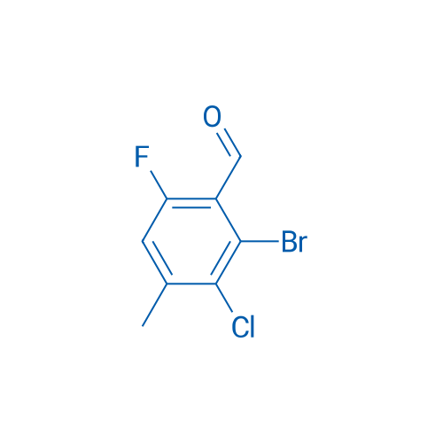 2-Bromo-3-chloro-6-fluoro-4-methylbenzaldehyde 5g