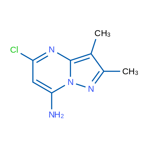 5-Chloro-2,3-dimethylpyrazolo[1,5-a]pyrimidin-7-amine 250mg