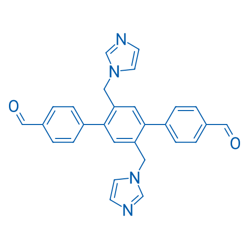 2',5'-Bis((1H-imidazol-1-yl)methyl)-[1,1':4',1''-terphenyl]-4,4''-dicarbaldehyde 1g