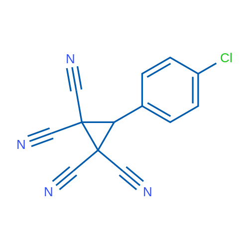 3-(4-Chlorophenyl)cyclopropane-1,1,2,2-tetracarbonitrile 1g