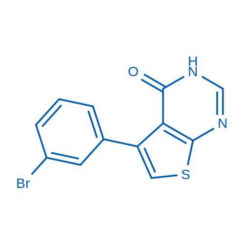 5-(3-Bromophenyl)thieno[2,3-d]pyrimidin-4(3H)-one 1g