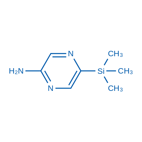 5-(Trimethylsilyl)pyrazin-2-amine 250mg