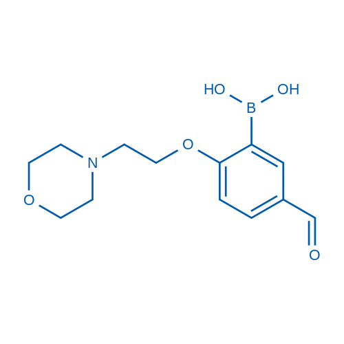 (5-Formyl-2-(2-morpholinoethoxy)phenyl)boronic acid 1g
