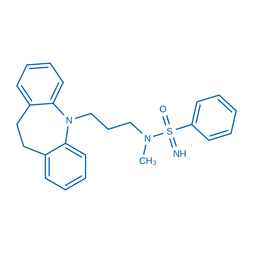 N-(3-(10,11-Dihydro-5H-dibenzo[b,f]azepin-5-yl)propyl)-N-methylbenzenesulfonimidamide 25mg