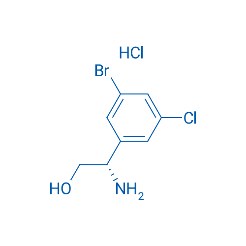 (S)-2-Amino-2-(3-bromo-5-chlorophenyl)ethan-1-ol hydrochloride 250mg