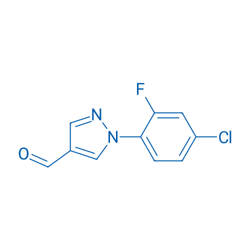1-(4-Chloro-2-fluorophenyl)-1H-pyrazole-4-carbaldehyde 250mg