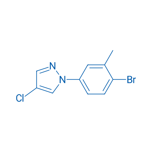 1-(4-Bromo-3-methylphenyl)-4-chloro-1H-pyrazole 10g
