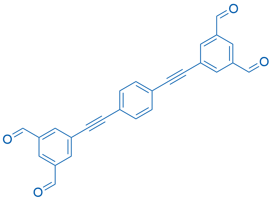 5,5'-(1,4-Phenylenebis(ethyne-2,1-diyl))diisophthalaldehyde 1g