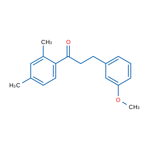 2',4'-Dimethyl-3-(3-methoxyphenyl)propiophenone 1g