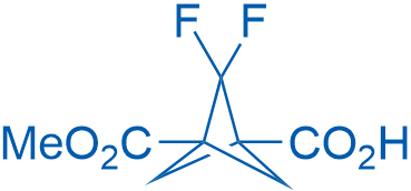 2,2-Difluoro-3-(methoxycarbonyl)bicyclo[1.1.1]pentane-1-carboxylic acid 250mg