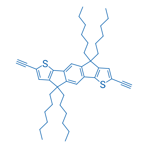 2,7-Diethynyl-4,4,9,9-tetrahexyl-4,9-dihydro-s-indaceno[1,2-b:5,6-b']dithiophene 50mg