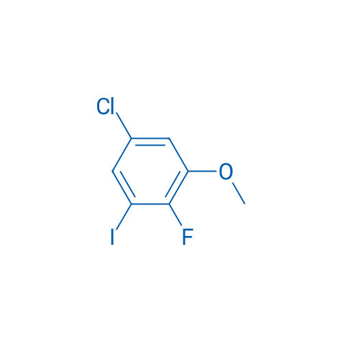 5-Chloro-2-fluoro-1-iodo-3-methoxybenzene 250mg