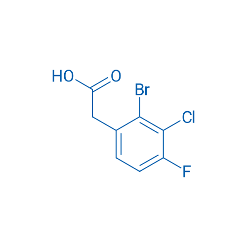 2-(2-Bromo-3-chloro-4-fluorophenyl)acetic acid 100mg