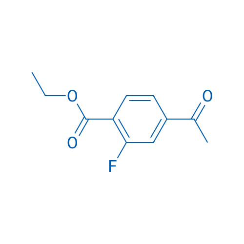 Ethyl 4-acetyl-2-fluorobenzoate 250mg